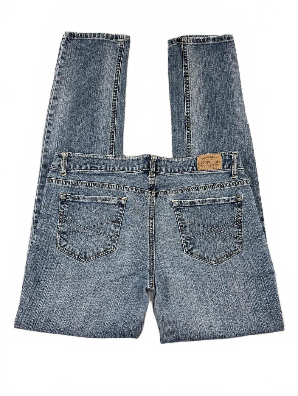 Aéropostale Skinny Jeans Light Blue Denim Vintage Inspired Casual